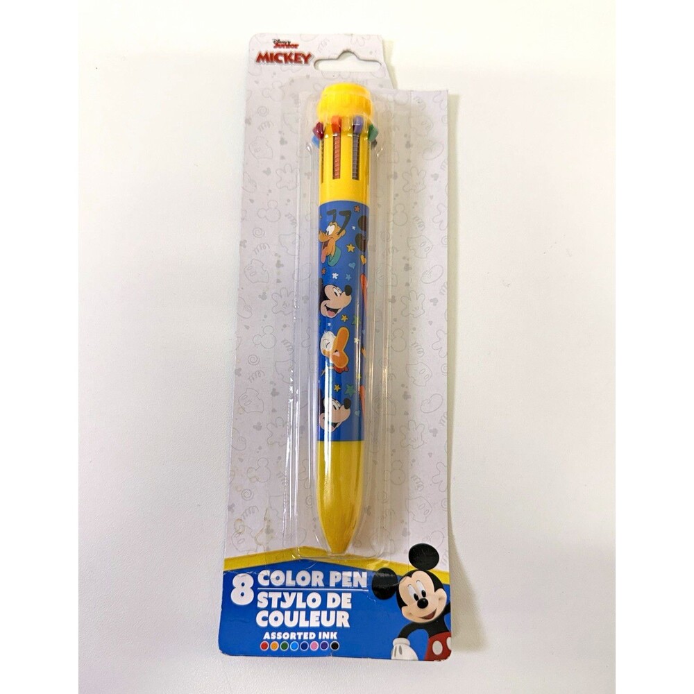 Peachtree Playthings Disney Mickey Mouse 8 Color Pen Assorted Ink 2024